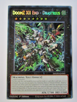 Yugioh! Doomz xii End - Drastrius Dood-En045 Secret 1st Ed Near Mint!! - Image 1