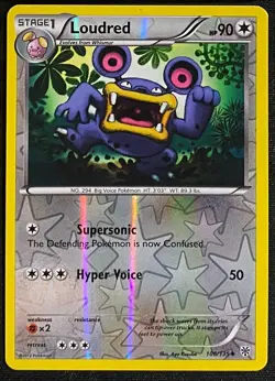Loudred 106/135 Plasma Storm | Reverse Holo | LP | Pokemon Trading Card TCG - Image 1