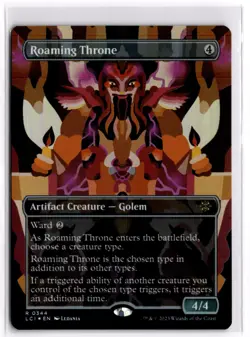 Roaming Throne Foil The Lost Caverns of Ixalan 344 LP x1 MTG Magic the Gathering - Image 1