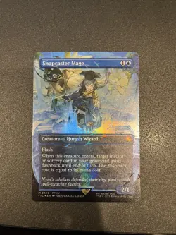 MTG Final Fantasy Snapcaster Mage (Borderless) Chocobo Track Foil Mythic 0469 - Image 3