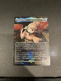 MTG Final Fantasy Tataru Taru Chocobo Track Foil (Borderless) Rare 0466 NM - Image 1