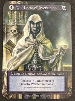 BANE OF AVENTIS SORCERY CONTESTED REALM GOTHIC UNIQUE UNDEAD SP! - Image 1