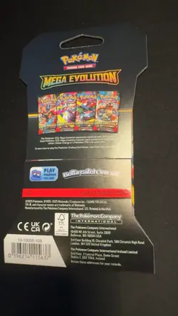 Pokemon Mega Evolution Sleeved Booster Pack Random Art Factory Sealed (11-Packs) - Image 3