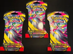 Pokemon Mega Evolution Sleeved Booster Pack Random Art Factory Sealed (11-Packs) - Image 4