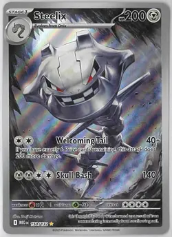 STEELIX 150/132 - Pokemon Mega Evolution IR Illustration Rare - Full Art - Mint! - Image 1