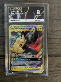 Pikachu & Zekrom GX 33/181 2019 Team Up Tag Team Ace 8 Pokemon Tcg - Image 1