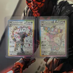 Pokemon TCG Umbreon Ex Espeon Ex Svp 175 176 Promo Pair Prismatic Evolution NM - Image 1
