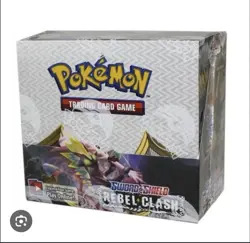 Pokemon Rebel Clash Booster Box New and Sealed 36 Packs - Image 1