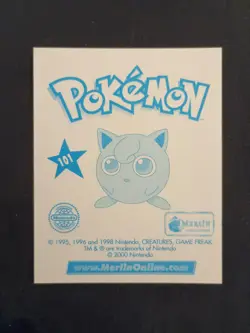 Mew #101 Pokemon Merlin Series 2 Sticker 2000 Vintage - Image 2