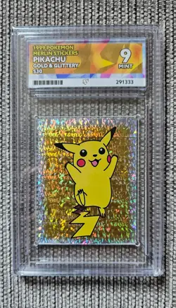 Merlin stickers pokemon eevee weezing exeggutor ace 10 pikachu gold ace 9 bundle - Image 2
