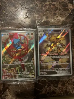 Pokemon Mega Evolution- Etb Promo Cards ( Riolu And Alakazam Sealed - Image 1