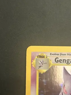 1999 Pokemon Fossil Base Set Holo Rare Gengar Card WOTC 5/62 - Image 4