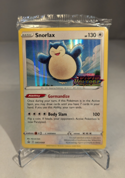 Pokemon Vivid Voltage Snorlax Holo Prerelease Promo SWSH068 Pack SEALED - Image 1