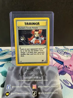 Pokemon TCG: Team Rocket - Rocket's Sneak Attack - 16/82 Holo Unlimited NM - Image 1