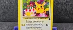 2000 POKEMON PROMO BLACK STAR #24 BIRTHDAY _________'s PIKACHU-HOLO (LP-MP) - Image 3