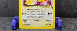2000 POKEMON PROMO BLACK STAR #24 BIRTHDAY _________'s PIKACHU-HOLO (LP-MP) - Image 4