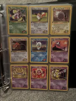 Pokemon 1st Edition Gym Challenge Near Complete Non Holo Set - Image 4