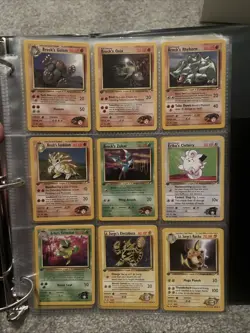 Pokemon 1st Edition Gym Heroes Near Complete Non Holo Set - Image 1