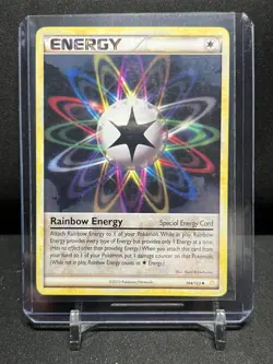 Rainbow Energy 104/123 Pokemon 2006 HeartGold & SoulSilver LP - Image 1