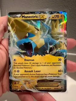 Pokemon TCG Manectric EX - 23/119 - Ultra Rare XY: Phantom Forces NM 1224#253 - Image 3