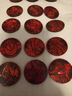 POKEMON OFFICIAL COIN BRAND HOLO STANDARD SIZE lot - Image 3