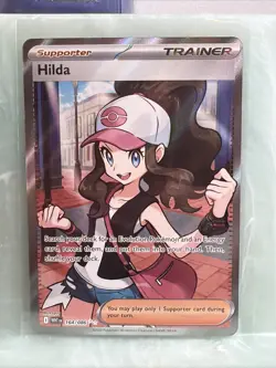 Hilda 164/086 Full Art - White Flare - Pokemon TCG - Image 1