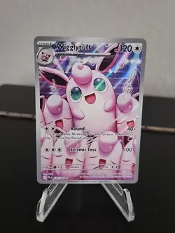Pokemon, Wigglytuff, #105/094, Illustration Rare, Phantasmal Flames, New PULL - Image 1