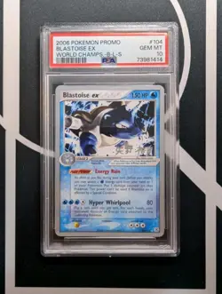 PSA 10 Blastoise EX 104 (World Championship) FireRed & LeafGreen - Pokemon TCG - Image 1