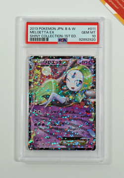 Pokemon PSA 10 Meloetta Ex #011 1st Edition Shiny Collection 2013 Japanese - Image 1