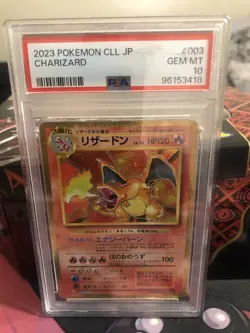 2023 POKEMON CLL JAPANESE CHARIZARD CARD#003 PSA 10 - Image 1