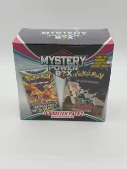 Pokemon Mystery Power Box 5 Booster Packs (Chase Pack Seeded 1:10) Sealed New - Image 1