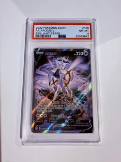 2022 Pokemon Brilliant Stars SWSH Arceus V 166/172 - PSA 8 - Image 1