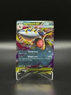 Pokemon TCG ME02 Phantasmal Flames: Mega Sharpedo EX 061/094 - Image 1