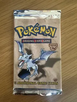 Wizards of the Coast Pokemon Fossil Booster Pack First Edition 4702771060714 - Image 1