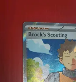 Brock's Scouting (#179/159) - Holofoil SV - Journey Together/NM - Pokemon - Image 3