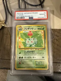 Pokemon TCG ivysaur Southern Island Movie Promo PSA 10 - Image 1