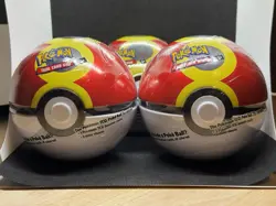 Pokemon TCG PokeBall Tin - E25 - Sealed NEW - 3 Booster Packs - Image 1