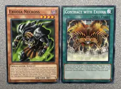 Exodia Necross LDK2-ENY09 & Contract ENY-029 Unlimited Edition NM - Image 1