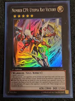 Yugioh: Number C39: Utopia Ray Victory - JOTL-EN048 - Super Rare - NM 1st - Image 1