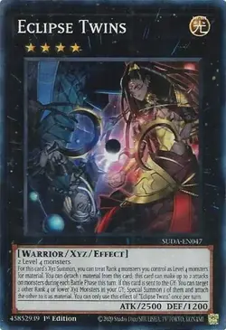 1x Eclipse Twins - 1st Edition NM Eng YuGiOh - Supreme Darkness - Image 1