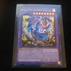 Snake-Eyes Doomed Dragon SUDA-EN035 Supreme Darkness 1st Edition Yugioh - Image 1
