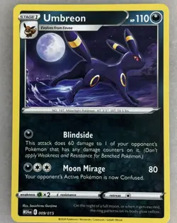 Pokemon TCG McDonald's Happy Meal Umbreon Card 9/15 - Image 1