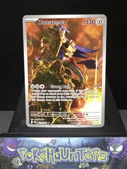 Pokemon Card Zamazenta 201/182 Illustration Rare Destined Rivals Near Mint - Image 1