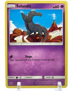Pokemon Sun & Moon Crimson Invasion 46/111 Salandit 4X Mint/NM 4 Card Playset X4 - Image 2