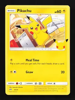 Pikachu 25/25 LP McDonald's Collection 2021 English Pokemon Card TCG - Image 1