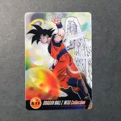 R206 Angel Goku Trunks 3D Dragon Ball Morinaga Wafer Card Super Rare 511 - Image 1
