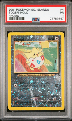 PSA 1 Poor (PR) | Pokemon Southern Islands Togepi Reverse Holo Promo Card #4/18 - Image 1