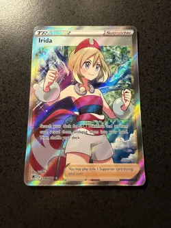 Irida 186/189 Pokemon Astral Radiance Holo Ultra Rare Full Art Card - Image 1