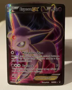 Espeon EX (Full Art) 117/122 Ultra Rare Holo Breakpoint Pokemon Card Rare 2016 - Image 2