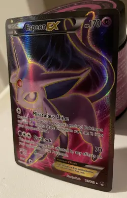 Espeon EX (Full Art) 117/122 Ultra Rare Holo Breakpoint Pokemon Card Rare 2016 - Image 3